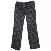Oakley Tournament Pant Womens Size 14 AU 10 US Ladies Black Print Casual Pants