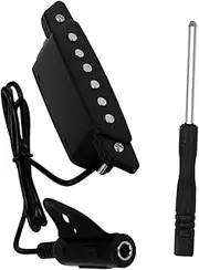 Vaguelly Folk Guitar Piezoelectric Pickup Tool Easy Installation Magnetic Pickup Professional Acoustic Instrument Accessory No Required