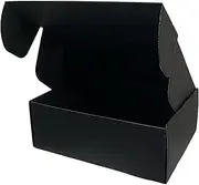 OZPACK Die Cut Cardboard Boxes (100pcs/270 x 200 x 95mm) – Gift, Packaging, Shipping Boxes,Strong, Lightweight – DOUBLE BLACK