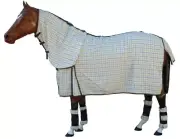 Horse Pony Summer Combo Kool Check Paddock/Turnout Rug
