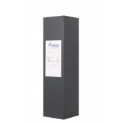 Single Wine Bottle Gift Box - Matt Black with Magnetic Closing Lid
