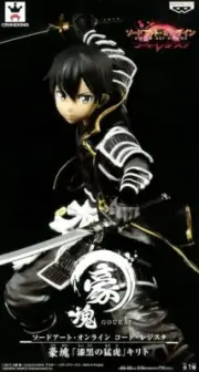 Sword Art Online Code Register Goukai Dark Tiger Kirito Figure BANPRESTO