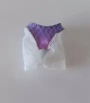 Lol Surprise Omg Doll Golden Heart Blue Purple Pink White Fishnet Shorts