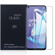 [1 PACK] Oppo A72 Screen Protector Full Coverage Tempered Glass Screen Protector Guard (Clear) - Case Friendly