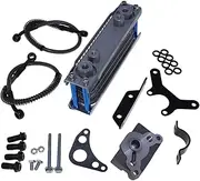 KANGYEBAIHUODIAN Fit for Engine Oil Cooling Cooler Radiator Set Spare Parts Accessories Aluminium