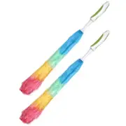 2x Sabco 59cm Electrostatic Rainbow Duster Kitchen Dust Soft Grip Cleaner Brush