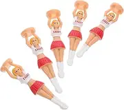 CORHAD Pcs Golf Tees for Lady Plastic Cheerleader Design Golf Training Accessories Unbreakable for Outdoor Courses