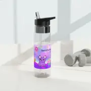 20 oz Tritan Sport Bottle - Cotton Candy World - Sad Little Frenchie