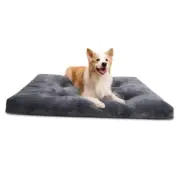 Dog Crate Bed Washable Dog Beds for Large Dogs 35.0"L x 23.0"W x 3.5"Th Grey