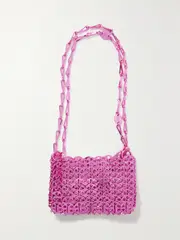 [RABANNE] RABANNE - 1969 Nano Chainmail Shoulder Bag - Pink - One size One size Pink