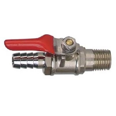 Beer Tap Co2 Nitrogen Gas Shutoff Air Line Valve Kegerator 5/16" barb