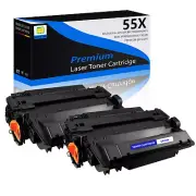 2PK CE255X 55X Toner Cartridge for HP LaserJet 500 MFP M525dn M525f M525c m521dw
