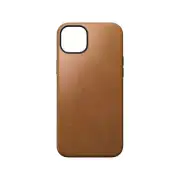 Nomad Leather Phone Case for iPhone 15 Plus - English Tan - NMD