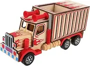 CHICAMPERA Desktop Truck Figurine Model for Home Office Living Room Birthdays Weddings and Festive Occasions Fine Detail Accent