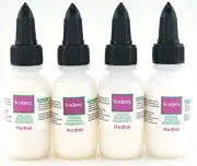 Sculpey Glaze for Polymer Clay Gloss & Satin Lot of 4 Bottles