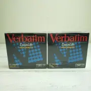 (2) Verbatim DataLife High Density MD2-HD Floppy Disks 5.25" 10 Diskettes Each
