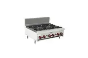 Gasmax Benchtop Natural Gas 6 Burner Cooktop 900mm Width - RB-6E