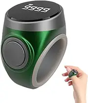 Ring Counter, Counter Ring | 4 Digit Handheld Clicker Pitch Counter, Portable Prayer Count Aid, Golf Number Clicker, Item Counting, Wrap, Knitting