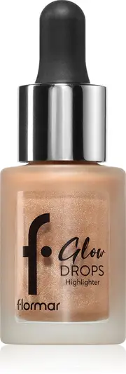 flormar Glow Drops Tattoo liquid illuminating color 001 Moon Glow 14 ml
