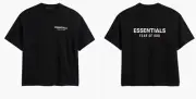 Fear of God Essentials Kids Jersey Crewneck Tee black Nordstrom back logo