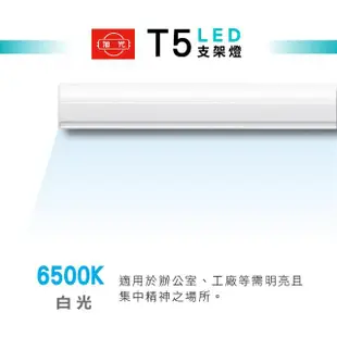 【旭光】4呎 LED支架燈 T5 20W 串接燈 層板燈 支架燈 一體化層板燈(30入組)