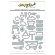 Honey Bee Farmer's Market Cart Add-On Die