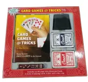 Mud Puddle Card Games And Tricks Book & Kit sealed Card Tricks, Dice W/ Cup