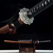 Japanese Katana High Carbon Steel Samurai Sword Rosewood Sheath Sharp Full Tang.