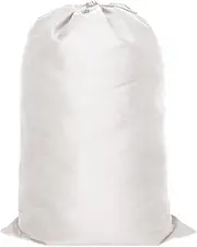 AIMALL Large Canvas Drawstring Bag, Multi-Purpose Storage Pouch, Army Green, Dirt-Proof, Available in Two Sizes: 29.1x47.2 Inches or 18.9x31.5 Inches