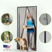 Anti Mosquito Mesh Curtains Magnetic Screen Door Insect Fly Bug Net Hands-Free