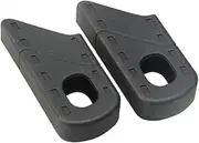 ａ aternee 2Pcs Mountain Bike Crank Boot Protectors Anti Scratch Silicone Wear Resistant Soft Practical, Black