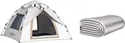 Fully Automatic Spring Tent Outdoor Camping Tent 3-4 Person Tent Large Space Tent Multi-Purpose Tent Portable Tent