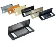 Make-up mirror for Mercedes R107 SL sun visor - black