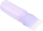 EXQUIMEUBLE Root Comb Applicator Bottle Versatile Hair Dye Squeeze Bottle Graduated Scale for Accurate Application for Dry Cleaning Dyeing and Hair Treatments