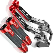 Motorcycle for Y&amaha MT15 MSLAZZ150 MT 15 2005 2006 2007 2008 2009 2010 2011 2012 2013 2014 2015 2016 2017 2018 2019 Brake Clutch Levers Hand Grips Handlebar Grip Ends