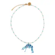 [Amori Mori] Amori Mori Mini Gambero Necklace ONE SIZE GOLD/BLUE
