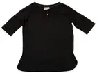 New Calia Carrie Underwood Womens Small Black Short Sleeve Blouse Shirt