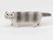 Lisa Larson Cat Mikey Papa (Name is Max) Animal Figurine Gray 25cm
