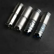 Titanium Outdoor Camping mini edc LED Survival Flashlight Keychain