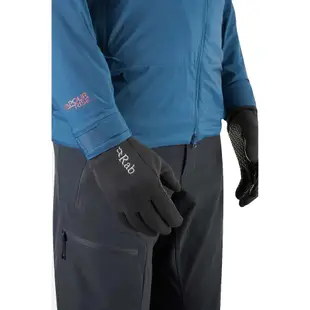 Rab 英國 男 Phantom Contact Grip Glove 輕量防風防滑可觸控手套 QAH51BL 綠野山房