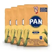 Yellow Corn Meal 2.27Kg - Pre-Cooked Gluten Free Kosher Flour (4Pk)