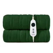 Dreamaker Coral Fleece Heated Throw Eden Green 180x200cm
