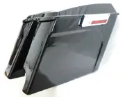 4.5" 2 Into 1 Stretched Extended Saddlebags 6x9 speaker lids for Harley 93-13