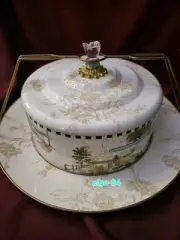 MacKenzie Childs Aurora Cake Carrier