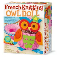 在飛比找蝦皮商城優惠-4M 美勞創作 French Knitting Owl Do