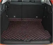 Car Cargo Liners for Xpeng G6 G9 2023 2024 2025 Car Trunk Main Mats Cover Internal Auto Accessory Trunk Carpets(Black red-B)