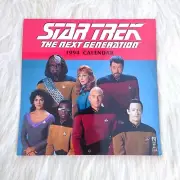 STAR TREK THE NEXT GENERATION 1994 CALENDAR - Patrick Stewart, Brent Spiner