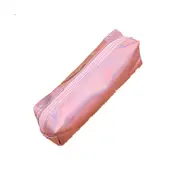 Holographic Stationery Pen Pencil Bag Larger Capacity Case Zip Makeup Cosmetic