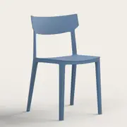 Recess Cafe Chair (3 Set) | Office Seating | Office Kitchen Chair, Deep Ocean Blue