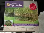 Seed Sprouter Kit Two Tier Stackable Seedling Starter Tray with Lid
